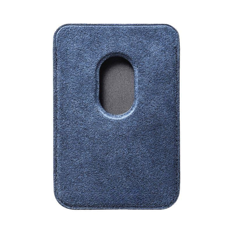 Şık Alcantara MagSafe Kartlık