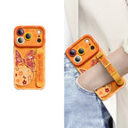 Qumi Minnie Mouse Bileklikli Sıvı Silikon iPhone Kılıfı detay görseli 1