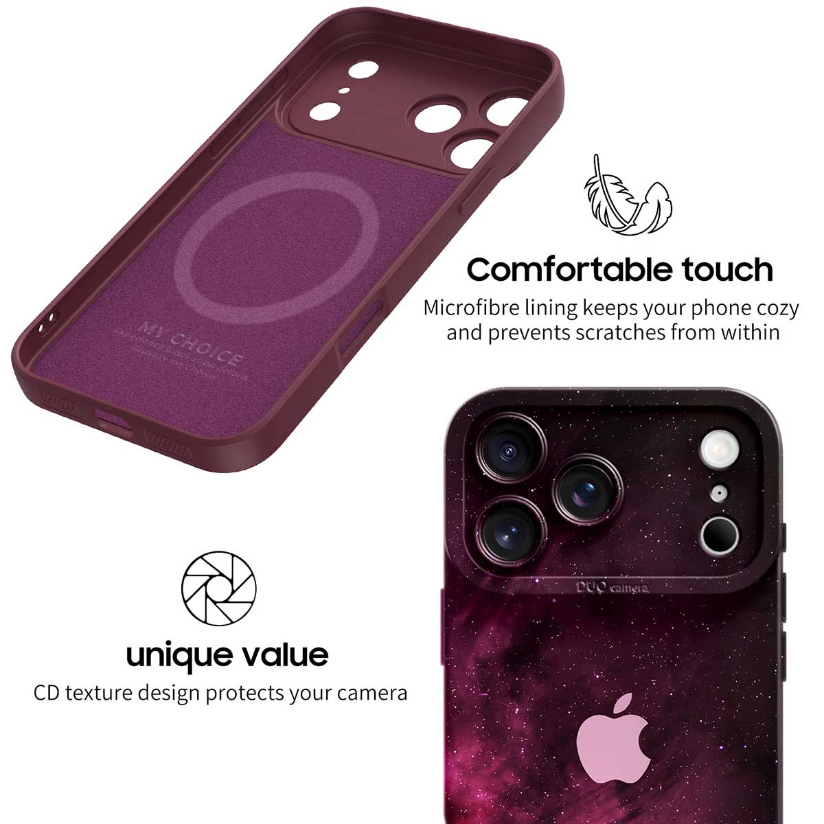 Buz Kristali Yıldız | iPhone Serisi Darbeye Dayanıklı Koruyucu Kılıf