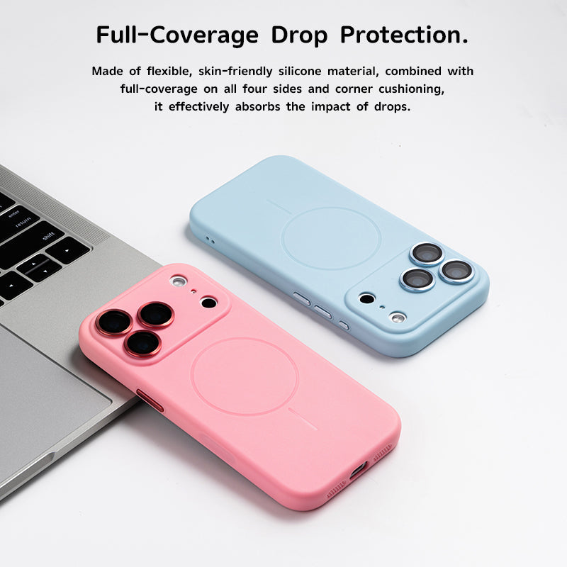 Pembe | iPhone Sade Silikon Kılıf