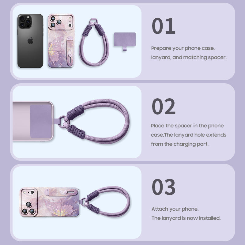 Qumi Bileklikli Sıvı Silikon iPhone Kılıfı ürün detay görseli 3
