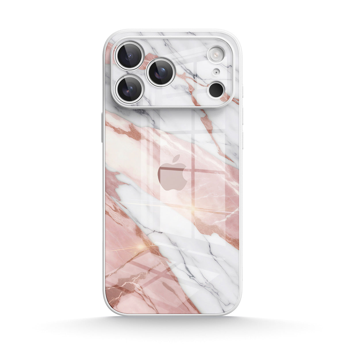 Pembe Beyaz Yeşim | iPhone Serisi Darbeye Dayanıklı Koruyucu Kılıf