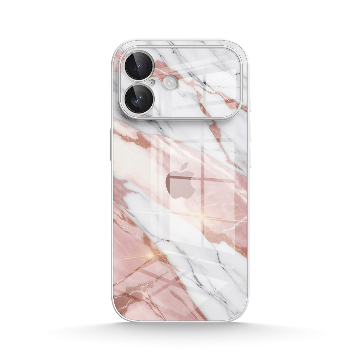 Pembe Beyaz Yeşim | iPhone Serisi Darbeye Dayanıklı Koruyucu Kılıf