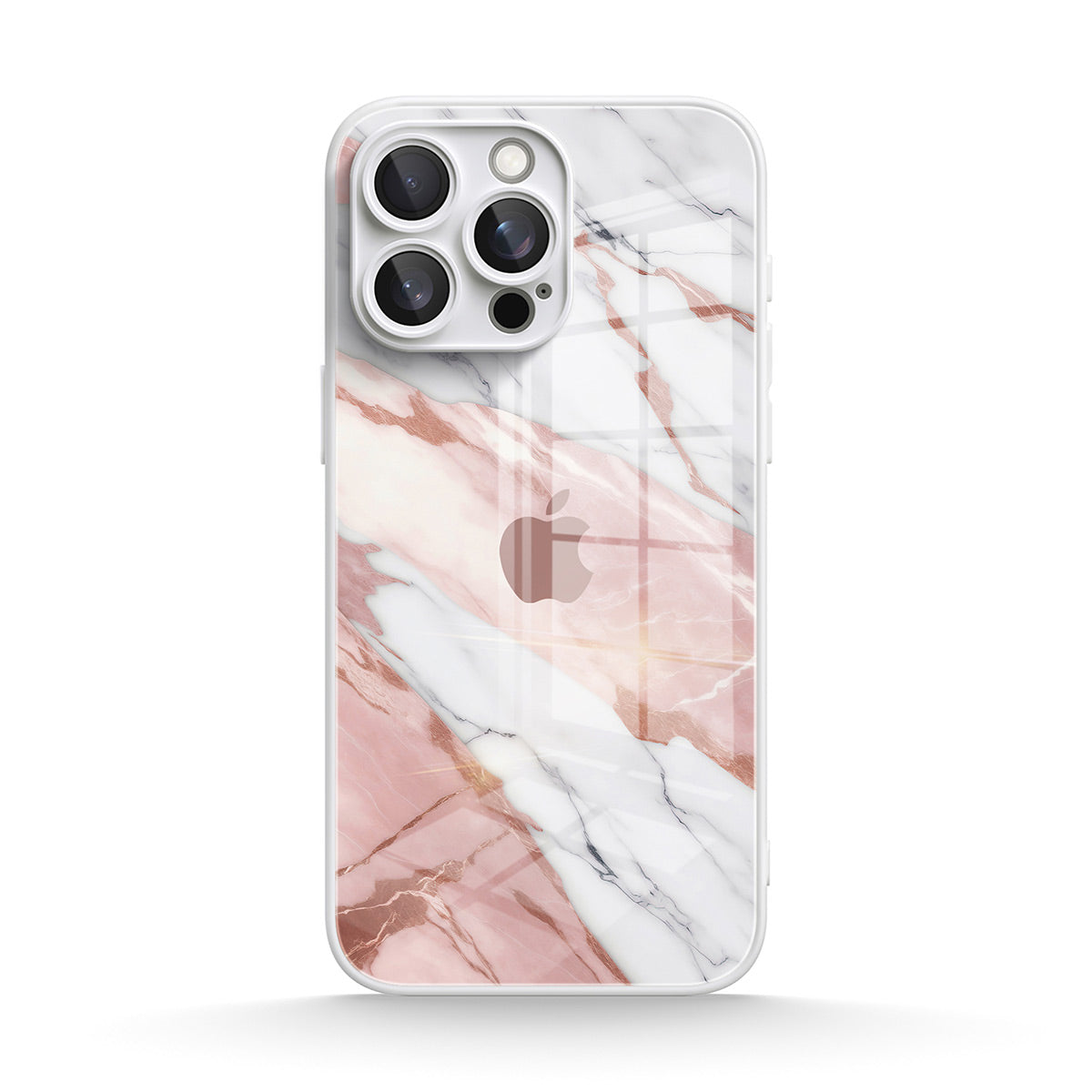Pembe Beyaz Yeşim | iPhone Serisi Darbeye Dayanıklı Koruyucu Kılıf