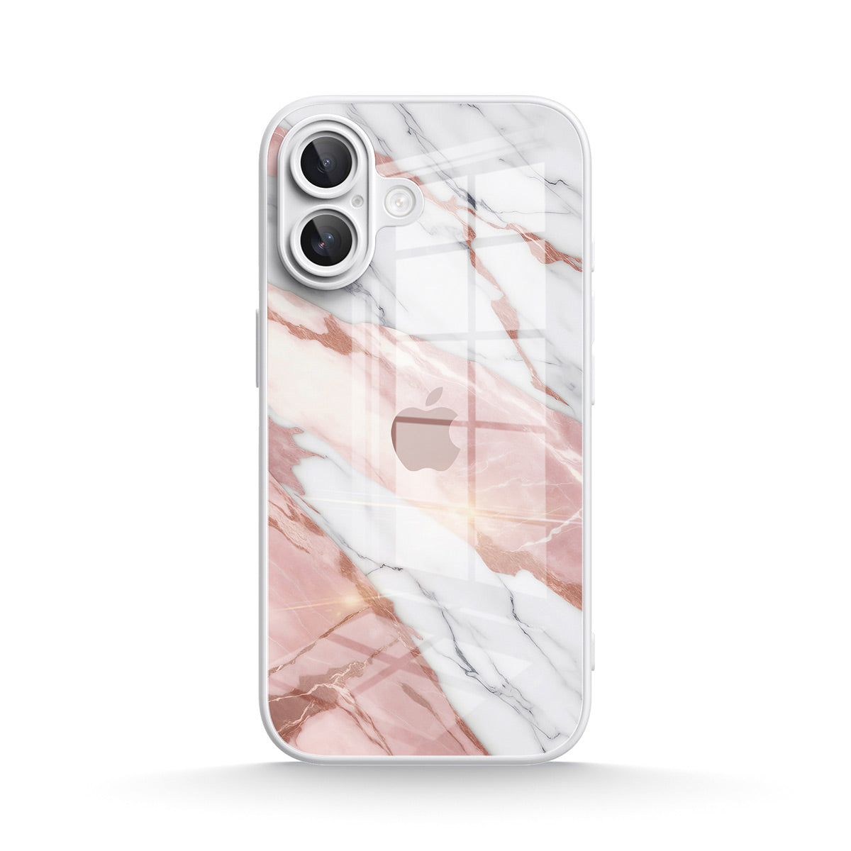 Pembe Beyaz Yeşim | iPhone Serisi Darbeye Dayanıklı Koruyucu Kılıf