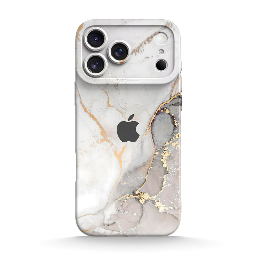 Gri Altın Kum | iPhone Serisi Darbeye Dayanıklı Koruyucu Kılıf