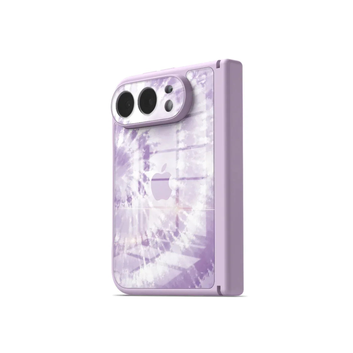 Lila Dalgalanmalar - iPhone Cam Kılıfı