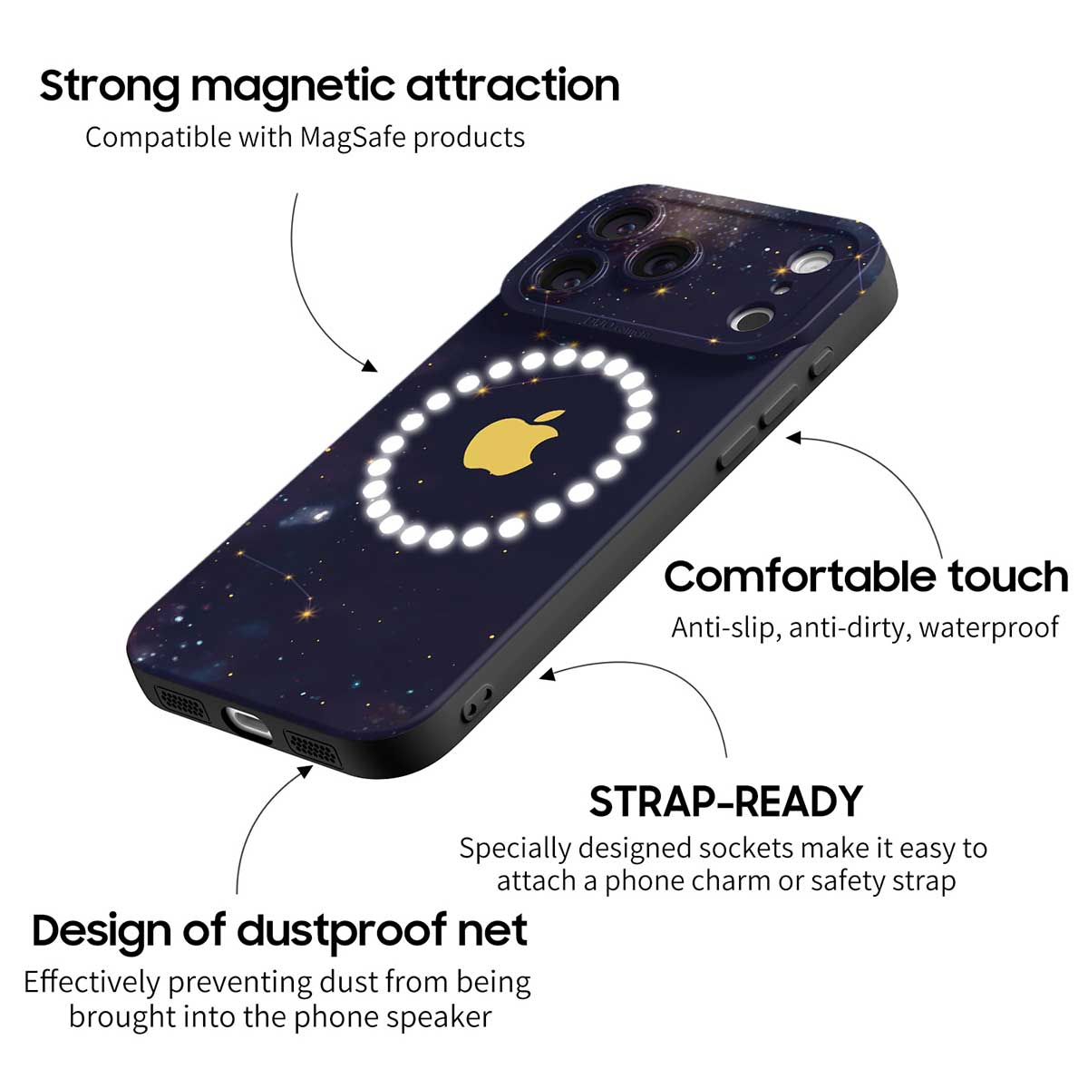 Astronomi | iPhone Serisi Darbeye Dayanıklı Koruyucu Kılıf