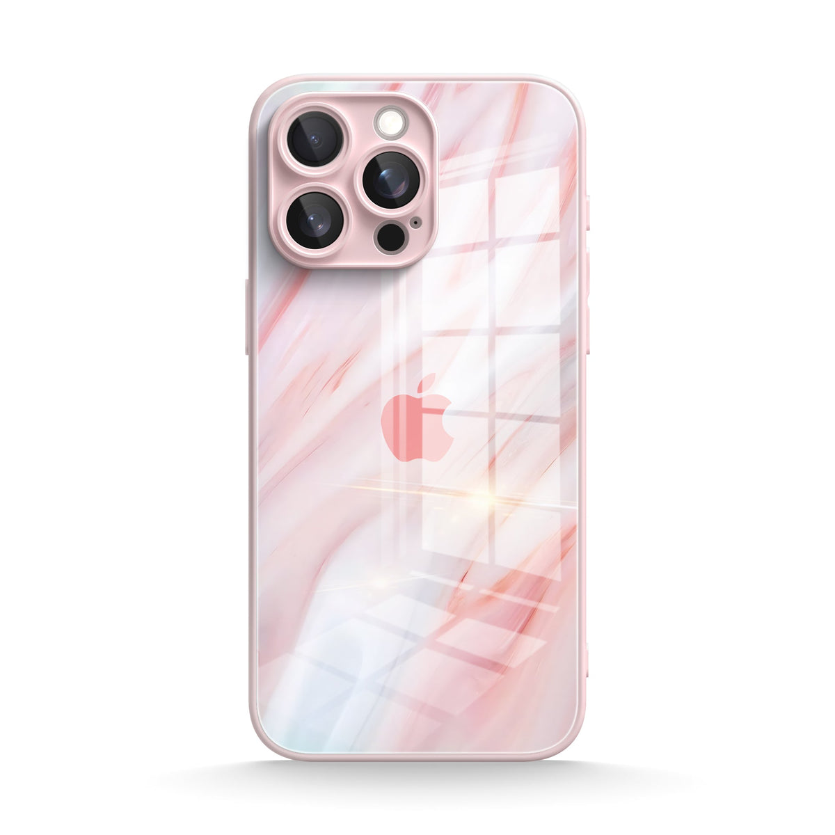 Pembe Yeşim | iPhone Serisi Darbeye Dayanıklı Koruyucu Kılıf