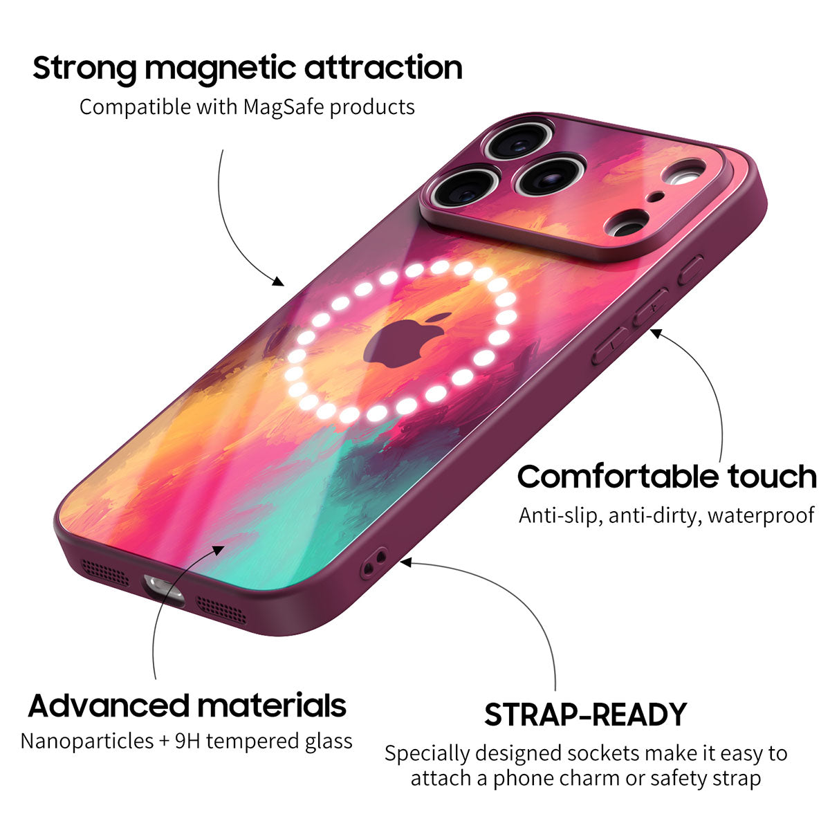 Kum ve Deniz | iPhone Serisi Darbeye Dayanıklı Koruyucu Kılıf