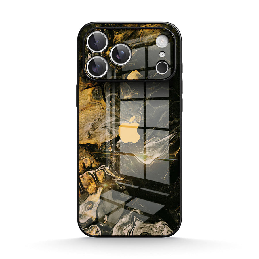 Obsidian Gold | iPhone Serisi Darbeye Dayanıklı Koruyucu Kılıf
