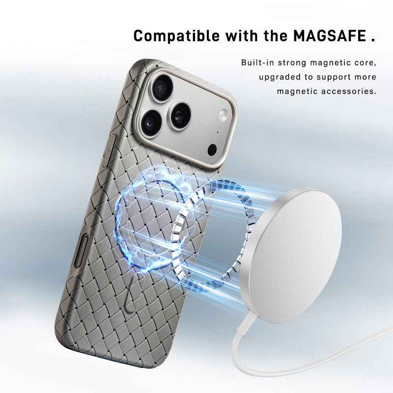 Lacivert | iPhone Örgü MagSafe Kılıfı
