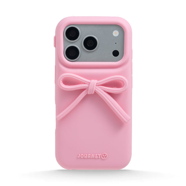 Pembe | iPhone Fiyonklu Sıvı Silikon Kılıf