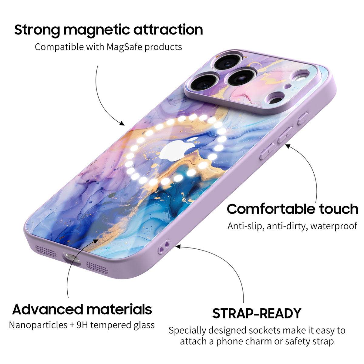 Dune Beyaz | iPhone Serisi Darbeye Dayanıklı Koruyucu Kılıf