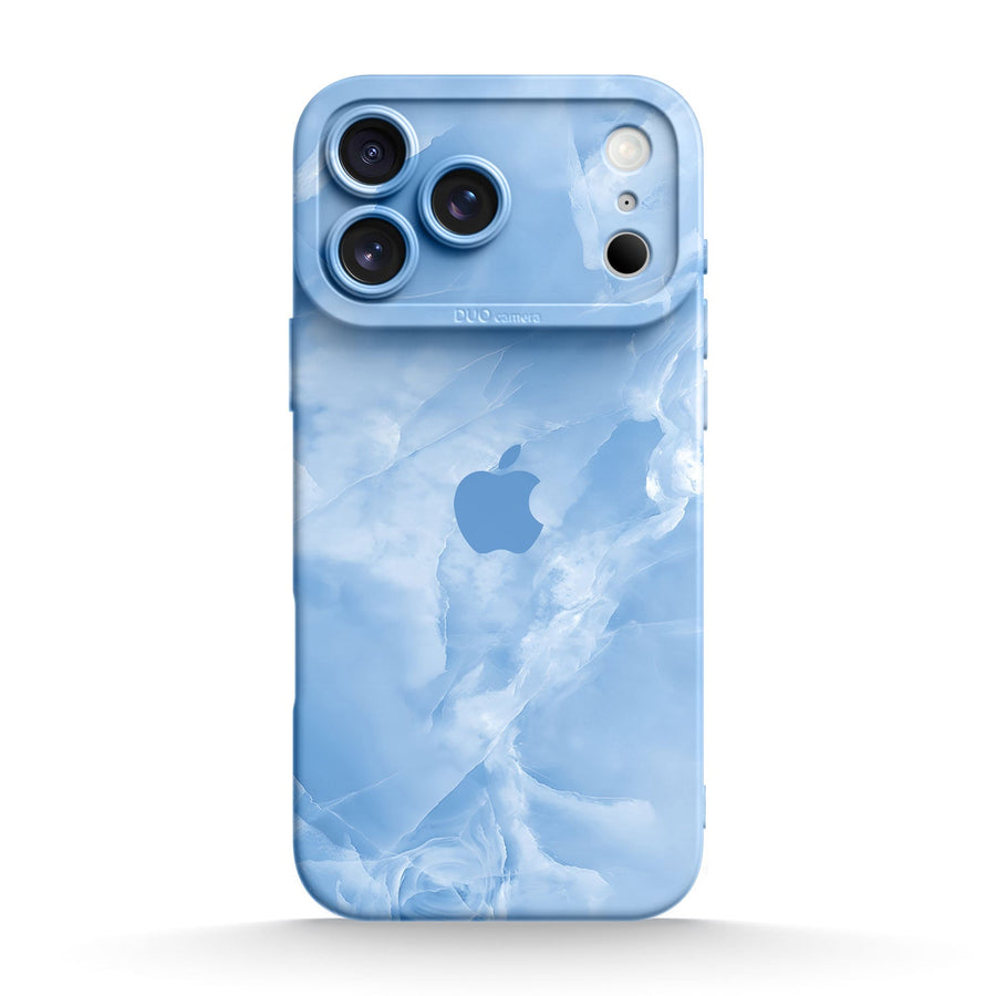 Ice Crack Mavi | iPhone Serisi Darbeye Dayanıklı Koruyucu Kılıf
