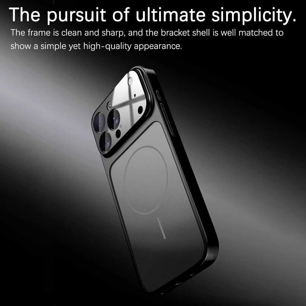 Titanyum Mavisi | iPhone Buzlu Cam MagSafe Kılıfı