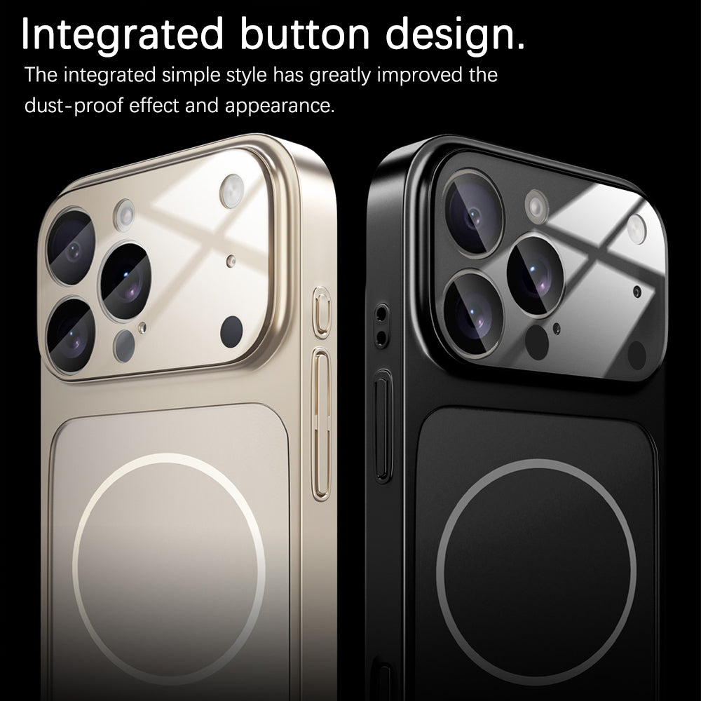 Titanyum Mavisi | iPhone Buzlu Cam MagSafe Kılıfı