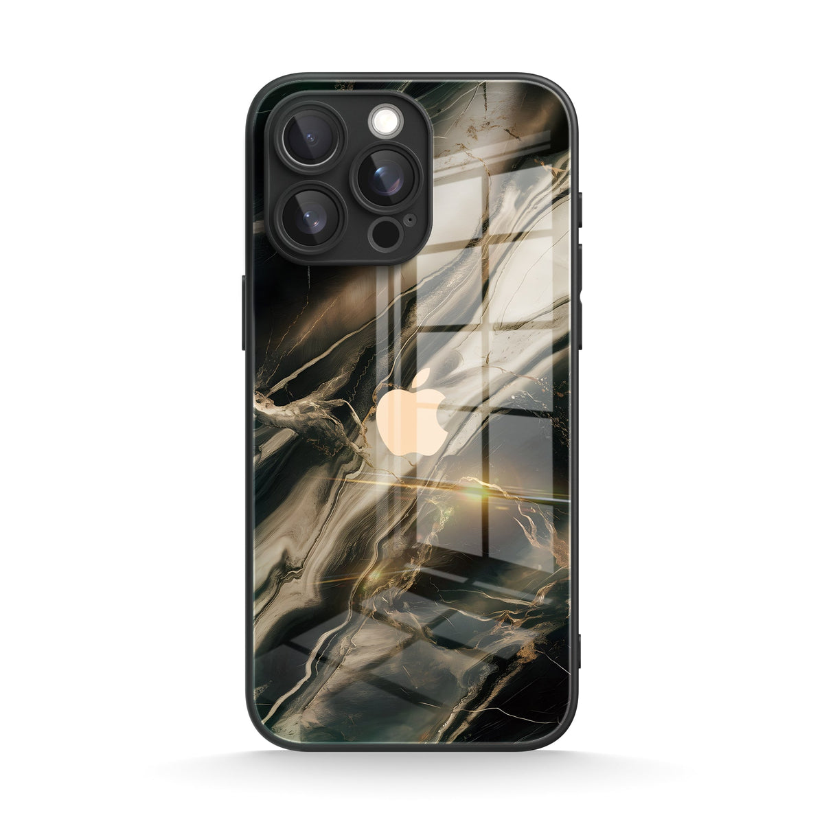 Yaldızlı Siyah | iPhone Serisi Darbeye Dayanıklı Koruyucu Kılıf