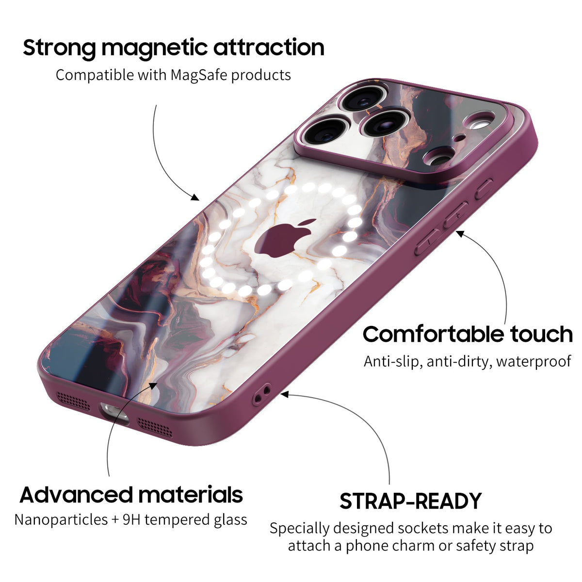 Lapis Lazuli | iPhone Serisi Darbeye Dayanıklı Koruyucu Kılıf