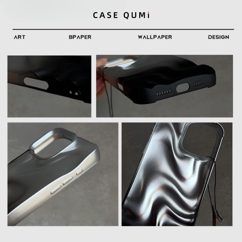 Carcasă pentru iPhone cu gradient cromat