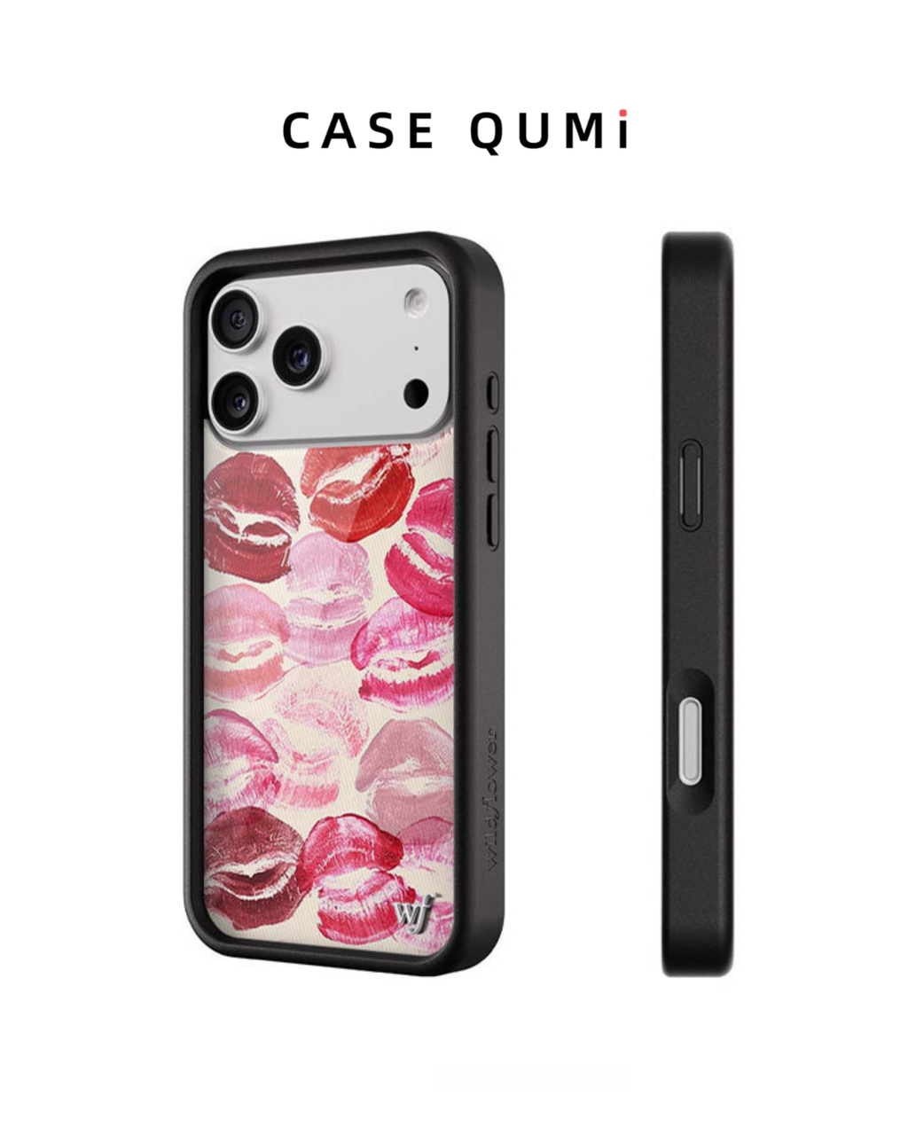 Orijinal Wildflower Kiss Print Dudak Desenli iPhone Kılıfı