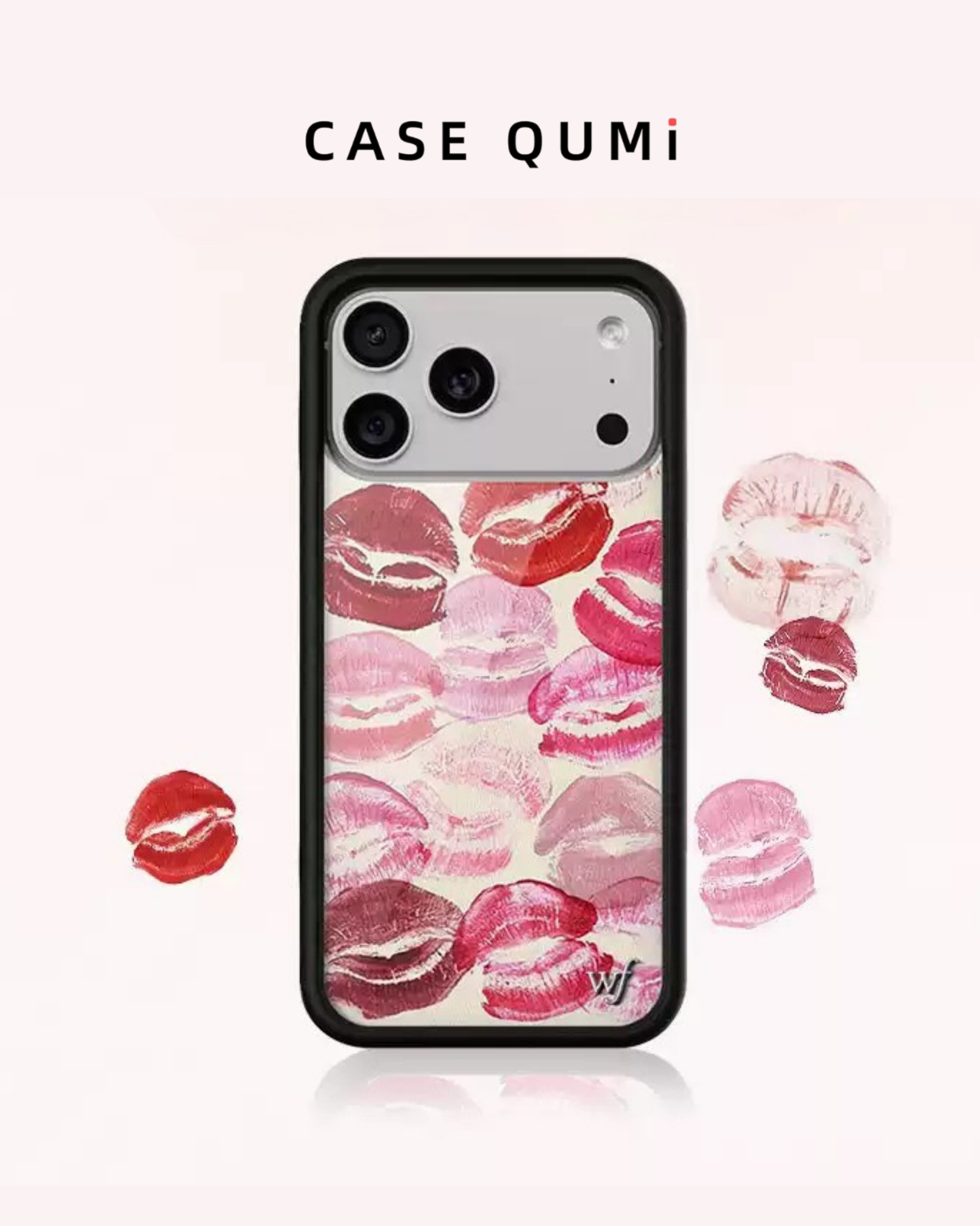 Husă iPhone Originală Wildflower Kiss Print cu Model Buze