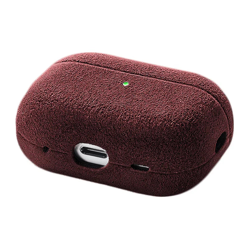 Şık Alcantara AirPods Kılıfı
