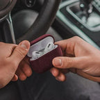 Şık Alcantara AirPods Kılıfı