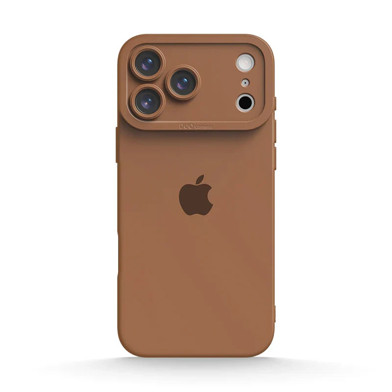 Kahverengi | iPhone Gözbebeği Silikon Kılıf