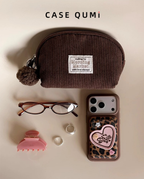 Leopard Print Heart Magsafe Magsafe Card Holder