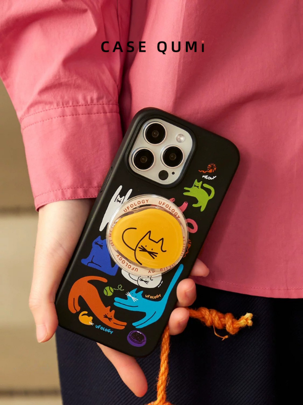 Ufology Original Magnetic Cat Design Premium Phone Case