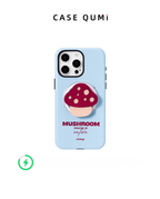 Carcasă de protecție pentru iPhone cu suport magnetic original Ufology, cu formă de ciupercă