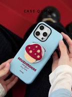 Carcasă de protecție pentru iPhone cu suport magnetic original Ufology, cu formă de ciupercă