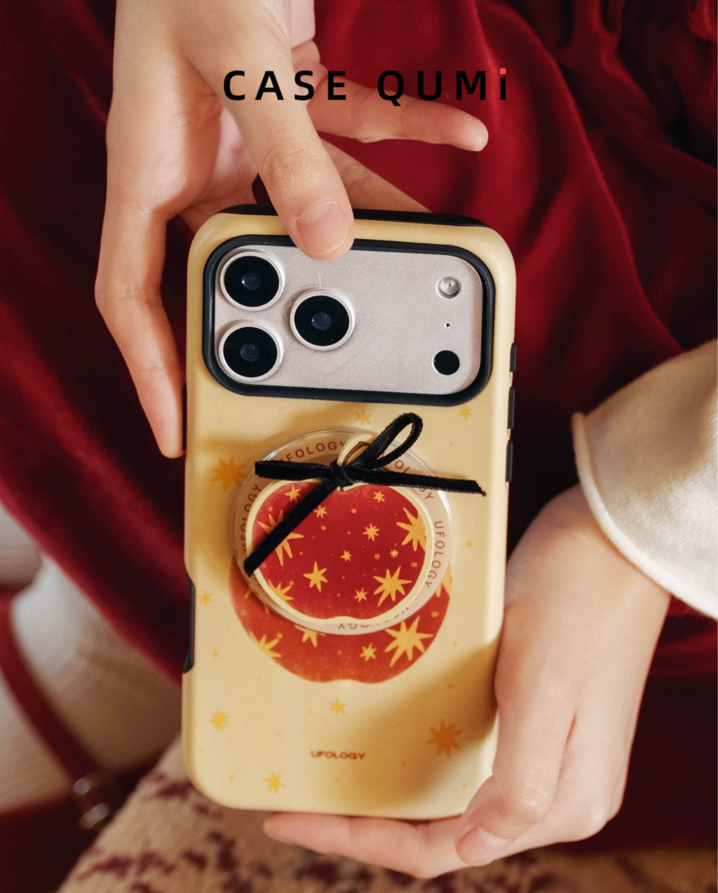 Carcasă iPhone Ufology Original cu suport magnetic premium