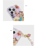 Carcasă pentru iPhone cu design drăguț de prințesă de basm