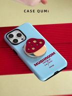 Carcasă de protecție pentru iPhone cu suport magnetic original Ufology, cu formă de ciupercă
