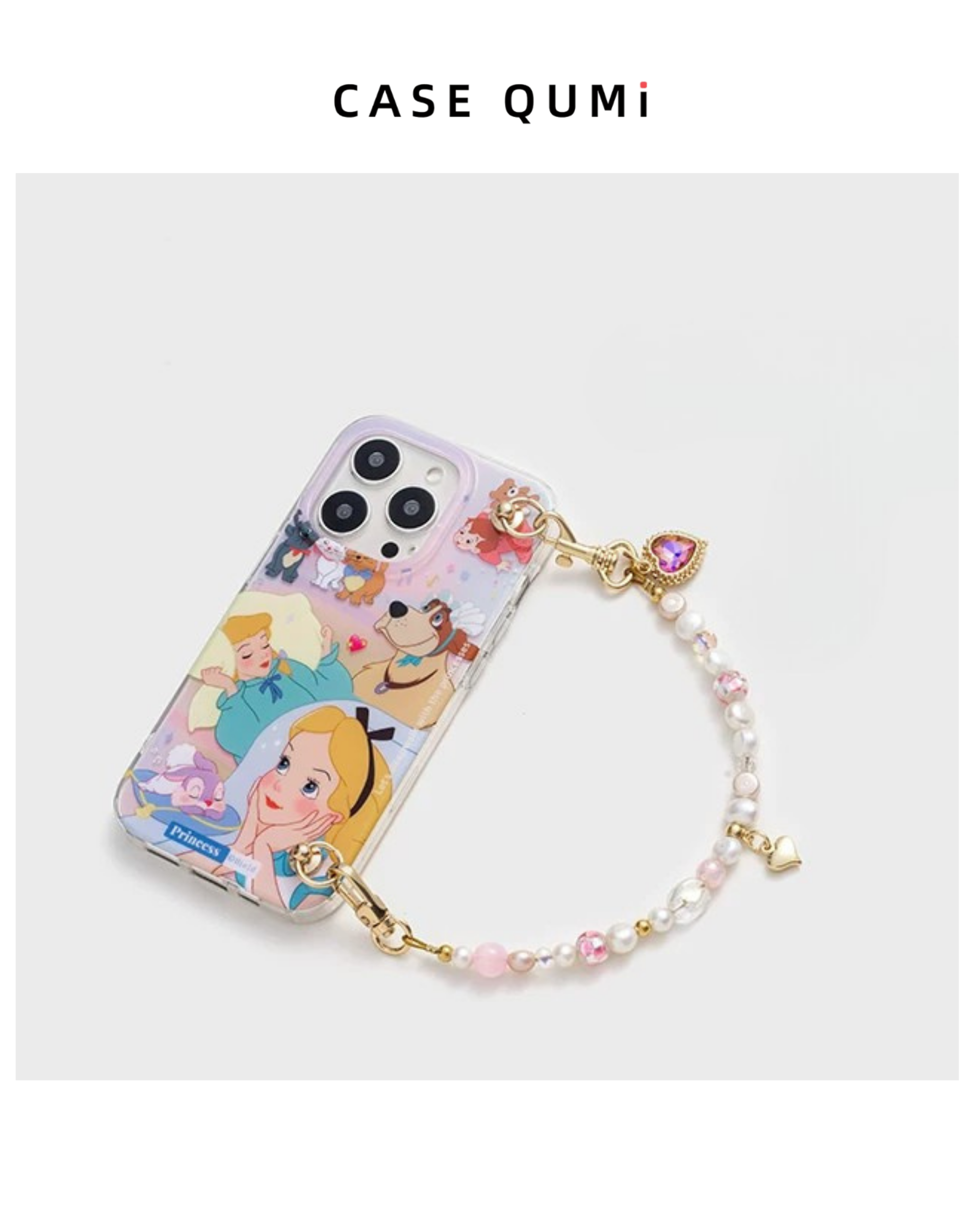 Carcasă pentru iPhone cu design drăguț de prințesă de basm