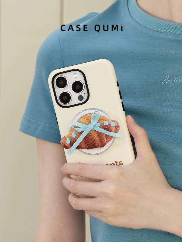 Ufology Croissant Premium iPhone Case with Magnetic Stand