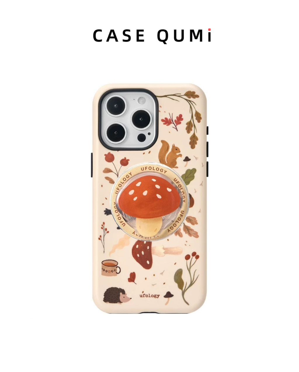 Ufology Premium Magnetic iPhone Case with Mushroom Stand