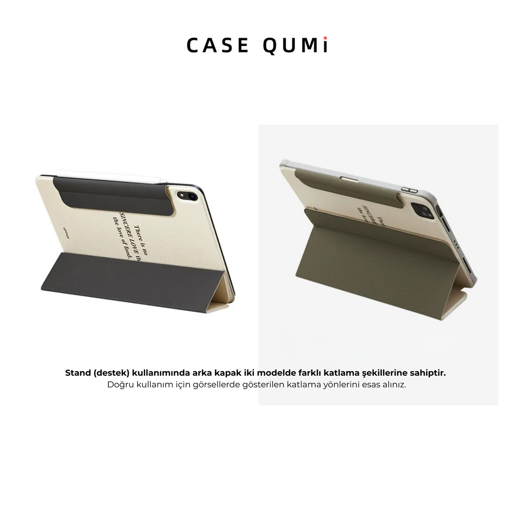 Ufology Orijinal Kalem Bölmeli Manyetik iPad Koruyucu Kılıf