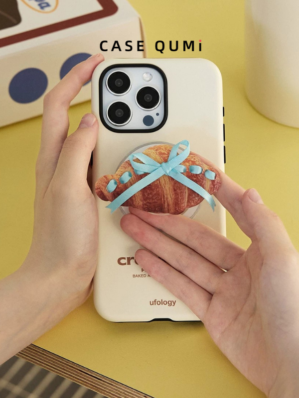 Ufology Croissant Premium iPhone Case with Magnetic Stand