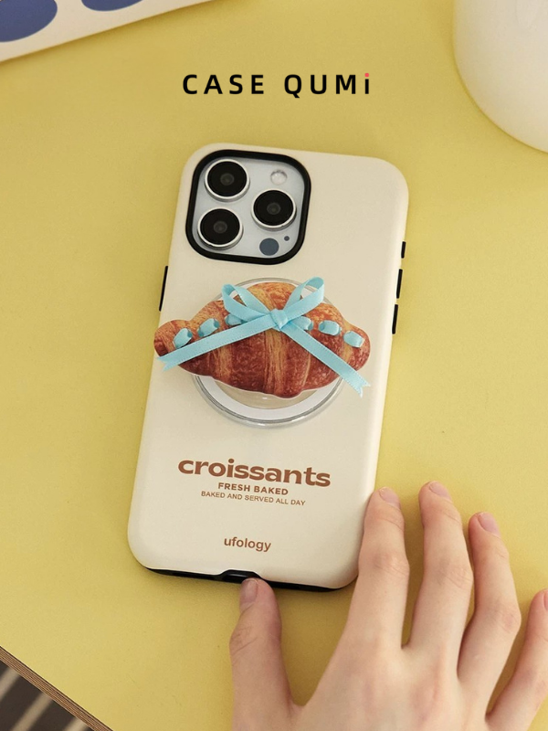 Ufology Croissant Premium iPhone Case with Magnetic Stand