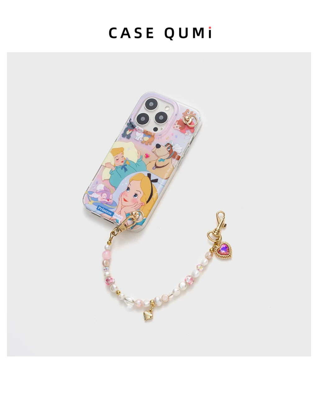 Carcasă pentru iPhone cu design drăguț de prințesă de basm