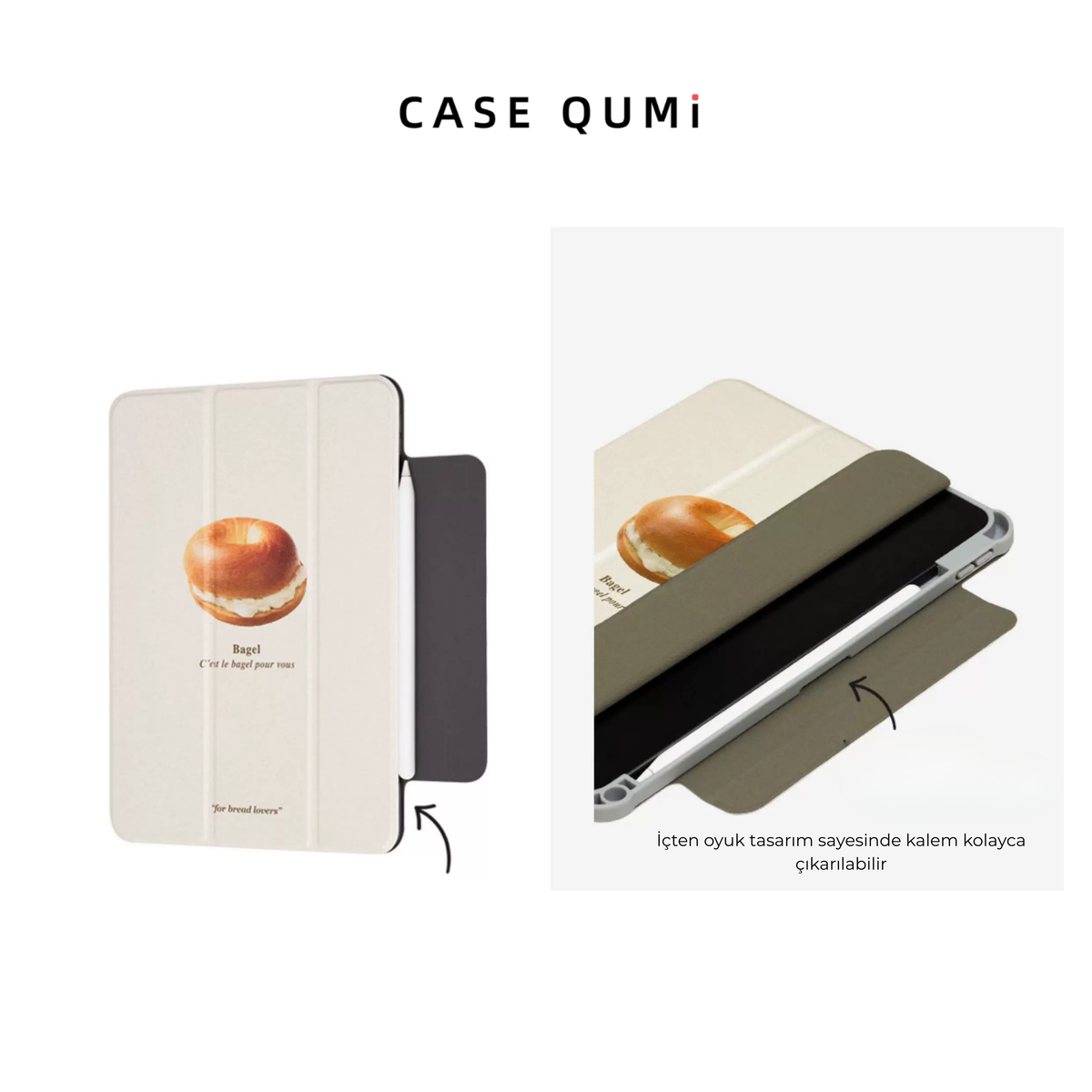Ufology Orijinal Kalem Bölmeli Manyetik iPad Koruyucu Kılıf