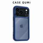Buz Mavisi, Bordo Şeffaf Kenarlı iPhone Kılıfı