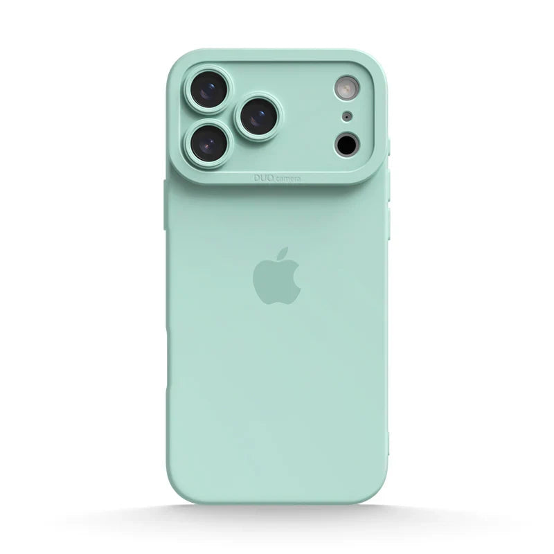 Açık Camgöbeği | iPhone Göz Bebeği Silikon Kılıfı