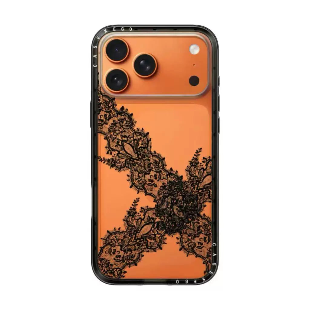 Dantel Desenli  iPhone Kılıfı – Telefon Rengini Gösteren Tasarım