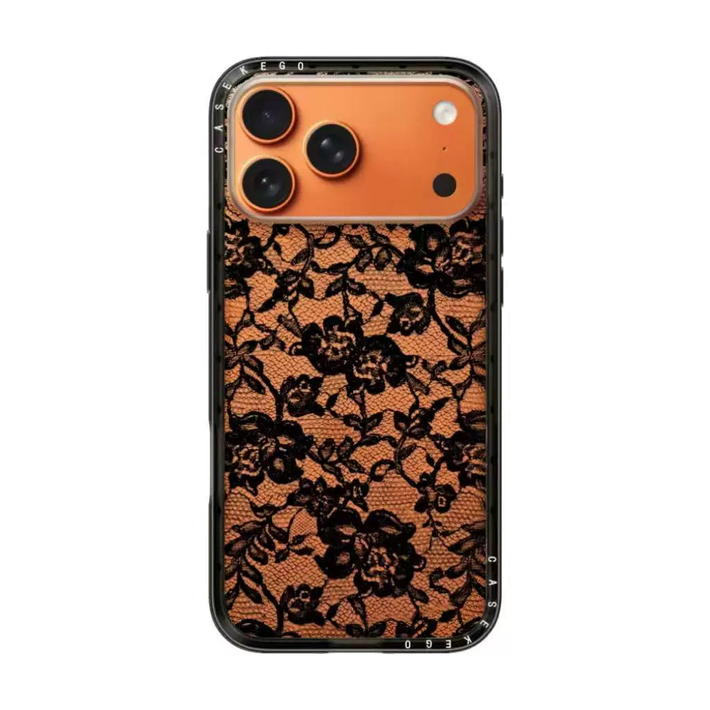 Dantel Desenli  iPhone Kılıfı – Telefon Rengini Gösteren Tasarım