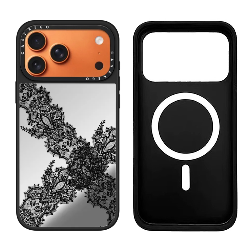 Dantel Desenli  iPhone Kılıfı – Telefon Rengini Gösteren Tasarım