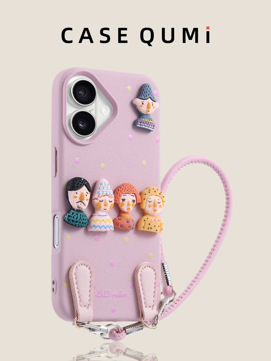 3D Figürlü Sanatsal iPhone Kılıfı – Özel Seri